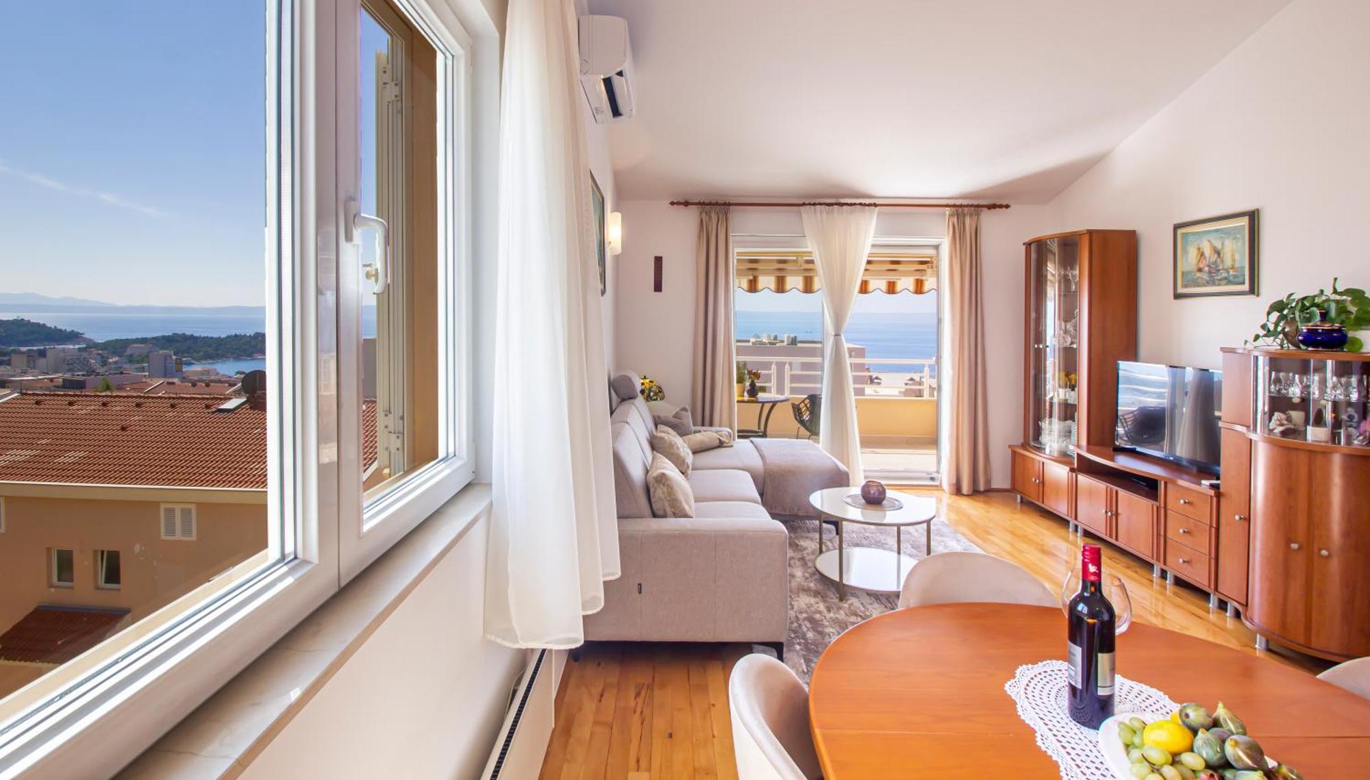 Apartment Anita With Amazing Sea View Makarska Extérieur photo